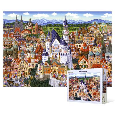 150-teiliges Puzzle – Sammlung deutscher Sehenswürdigkeiten, beliebtes koreanisches Puzzle