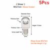 5Pcs M3-M10 Brass Eye Bolts Brass Lifting Ring Eye Bolt  for Wire Rope Plant Light Suspension