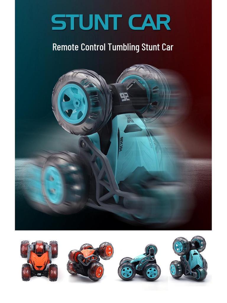 Children's Remote Control 4WD Off-Road Stunt Car Toy