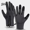 Thermisch isolierte Handschuhe Bildschirm Elektrisch Wiederaufladbar Hand Männer Frauen Wasserdicht Beheizt Wärmer Touch für Skifahren