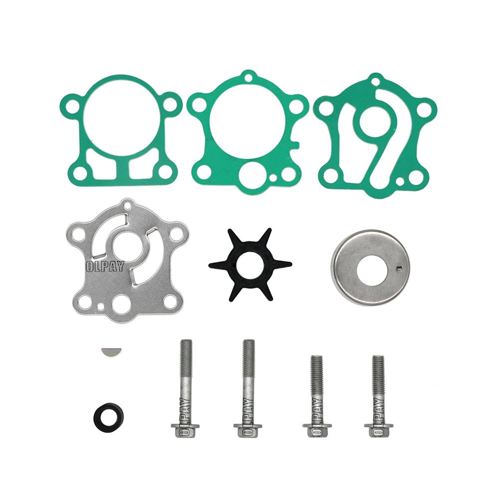 

663-W0078 Комплект для ремонта крыльчатки водяного насоса для Yamaha 55 л.с. 663-W0078-A0-00 Sierra 18-3425 663-W0078-00 663-W0078-01 663-W0078-A0 серебряный