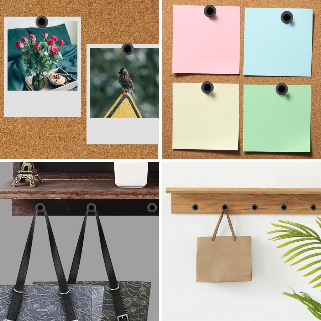 50/100Pcs Big Head Push Pins Map Tacks Thumb Nails Flat Push Pins Thumb Pins for Cork Board Picture Maps Posters Note
