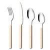 304 Stainless Steel Tableware 4 Pcs Set, Household Knife Fork Dessert Spoon, Restaurant Cutlery Sets with Stylish Designs