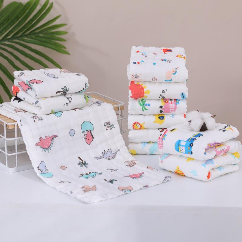Infant & Child 100% Cotton 6-Layer High-Density Gauze Towel