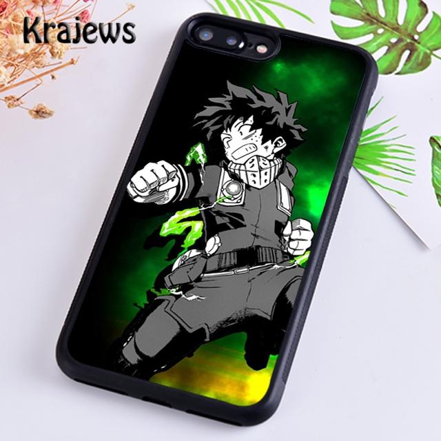Krajews Boku No Hero Academia Midoriya Izuku Phone Case Cover For iPhone 14 5 6s 7 8 Plus XR XS 11 12 13 Pro Max Galaxy S21 S22