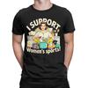 Unisex I Support Unisexs Sports T Shirts Pure Cotton Tops Funny Short Sleeve Crew Neck Tees Birthday Gift TShirts