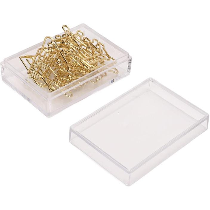 

100Pcs Crown Shape Paper 30 Gold Crown Paper Clips, Crown Paper Clips Clips Gold Bookmarks Note Clip Marking Document Organizing Clip Stationery