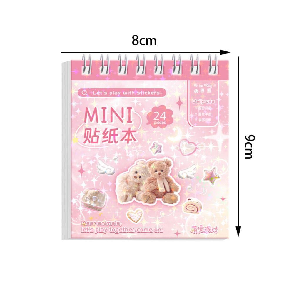 24 Stück DIY Nagelsticker Selbstklebende Cartoon-Sticker Mode Tassen-Sticker Für Nagelkunst-Dekoration