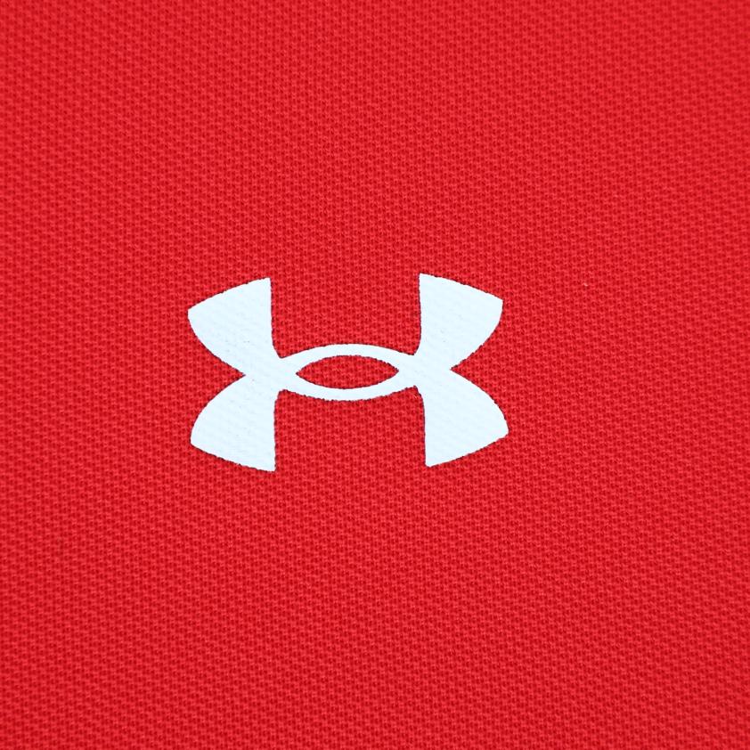 Under Armour Casual Sports Collar Training Breathable Short Sleeve Polo Shirt Men Tops Red 21500537-600