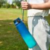 1 liter sportvattenflaska stor kapacitet män kvinnor sommar bärbar plastflaska för utomhusresor Fitness Dryckesartiklar