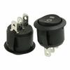 Useful Round Rocker Switch 10A 12-250V Accessories Black