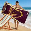 Broncos Spirit Print Beach Towel, Large Soft Quick Dry Towel for Beach Camping Swimming