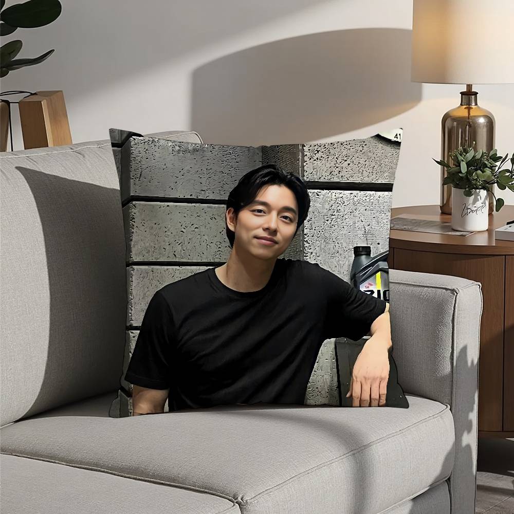Custom G-Gong YooS KPOP Pillow Case 3D Print Polyester Fiber 40*40cm Home Sofa Throw Decoration Festival Gift