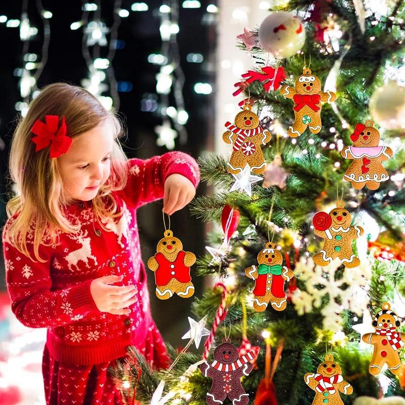 

Пряничный человечек, украшения, подвеска на рождественскую елку, 2025, веселые рождественские украшения для дома, подарок на Новый год 2025, Навидад Ноэль