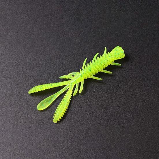 10 pièces 7cm/2.45g Leurre de pêche Bonne flexibilité Haute élasticité Conception de simulation Couleur vive