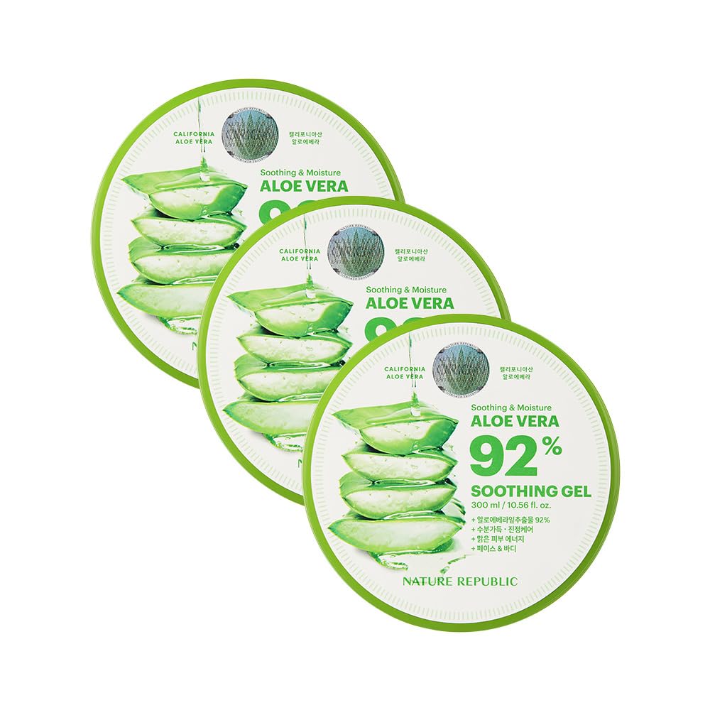 

NATURE REPUBLIC Увлажняющий успокаивающий гель с алоэ 92% (3 куска)