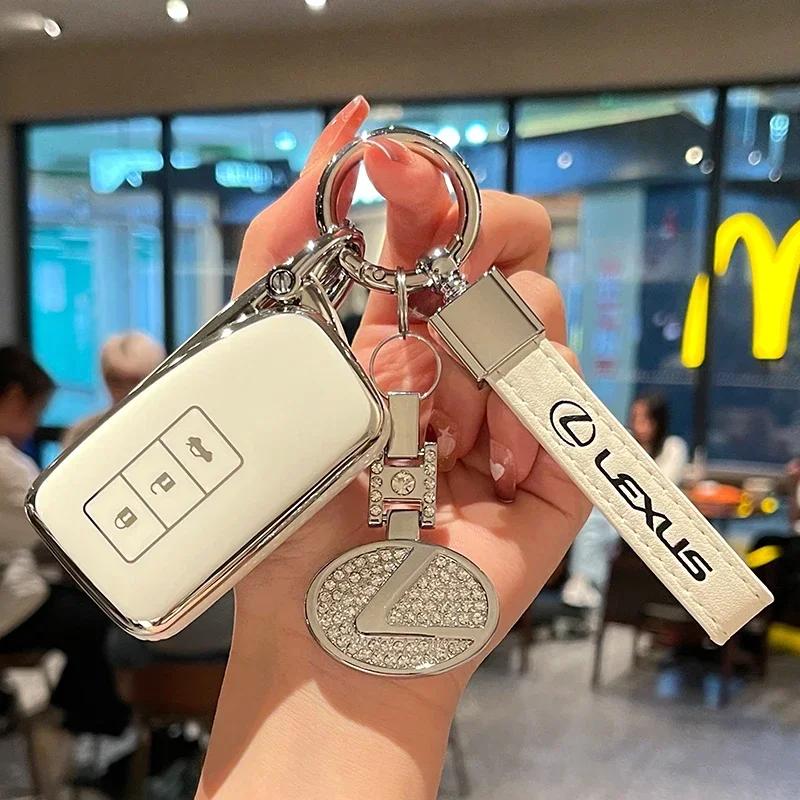 ZAG1 2026 Hot Interior Stickers TPU Car Remote Key Case Cover Shell For Lexus NX GS RX IS ES GX LX RC 200 250 350 LS 450H 300H Keycha