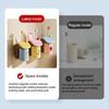 Toothbrush Holder with Cup Magnetic Toothbrush Cup Holder Wall-Mounted Toothbrush And Cup