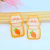 10Pcs New Cute Acrylic Fruit Beverage Series Flat Back Cabochon Scrapbooking Hair Bow Center Embellishments DIY Accessories