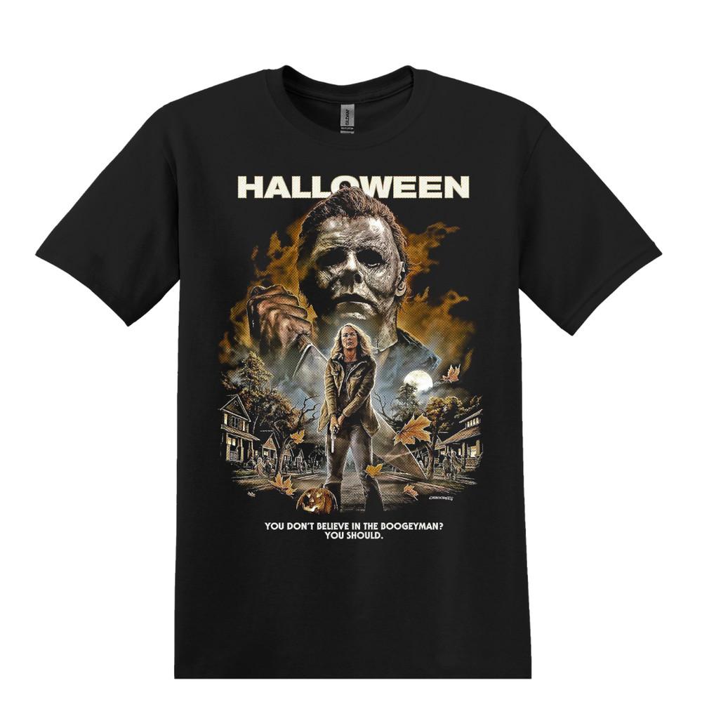 Halloween Movie Horror Michael Myers TShirt Black S3XL Unisex T-Shirt XXL