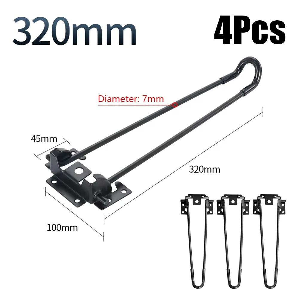 1/4Pcs 200/320/420/500mm Foldable Table Legs Table Replacement Legs Home Bench Dining Desk End