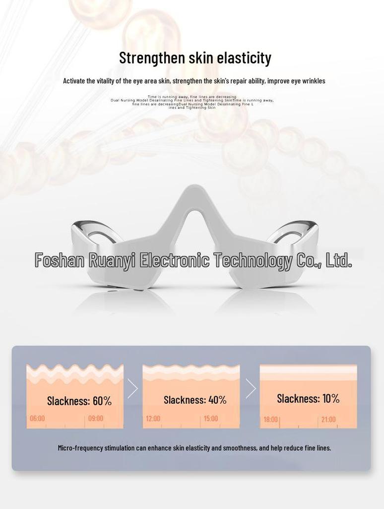 EMS Microcurrent Ultrasonic Eye Massager for Dark Circles