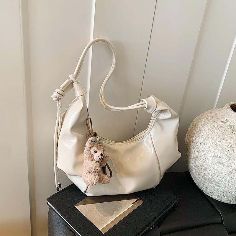 Fashion Pleated Small Bag Women's New Summer Popular Versatile Single Shoulder Underarm Bag Crossbody Dumpling Bag