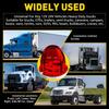 2x LED Red  Watermelon Lights Side Marker Truck Trailer Turn Signal Light 12V