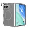 Clear Protective Case for IPhone Magnetic Matte Phone iPhone 2026 New, Full Hinge Non Slip Grip Protection, Not Yellowing Military-Grade Drop