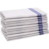 K Collection Stripe Tea Towel Set (Pack of 12)