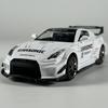 1:32 Nissan GTR CSR2 Modello in Lega Metallica Diecast Auto Decorazione per la Casa & Collezionabili Ornamento per Esposizione Hobby Regali per le Feste