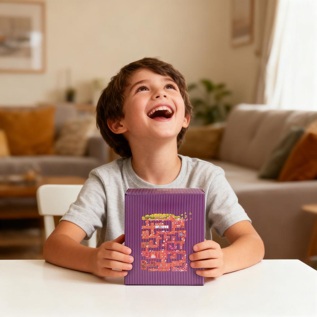 Full Edge Puzzle Challenge - Hillside Puzzle, A Fun And Challenging Family Puzzle Game Suitable For Adults And Children.