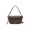 New MICHAEL KORS MICHAEL KORS Luggage Collection Calfskin Shoulder Bag, Crossbody Bag, Handbag Women's Brown 30S2G04M1B-252