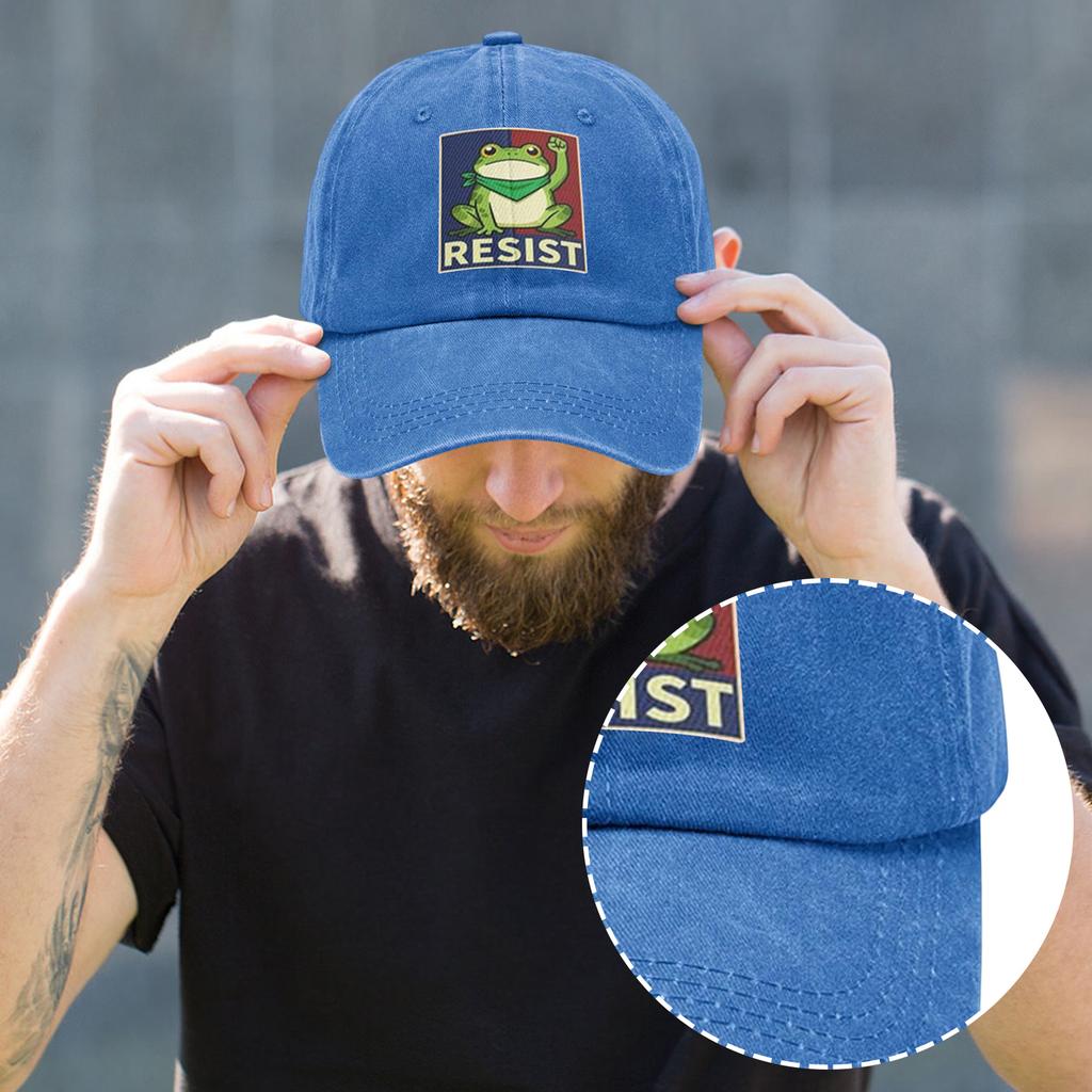 Baseball Cap With Retro , Cotton Washable Adjustable, A Gift For Friends