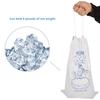 Heavy Duty Ice Bag Large Capacity Drawstring Design Features