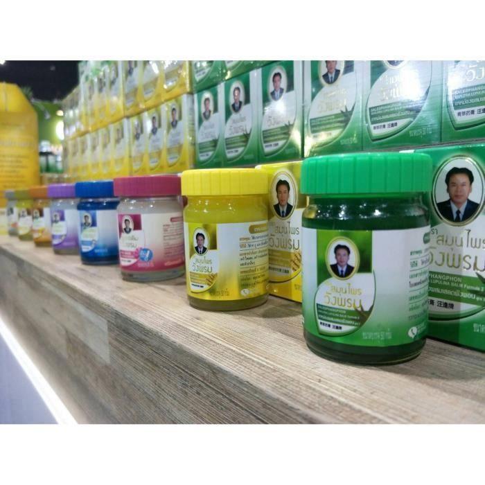 Entdeckungsset Wang Prom (8x50g) - Pack Experte 8 Natürliche Balsame : Komplette Thailändische Massage und Wohlbefinden.