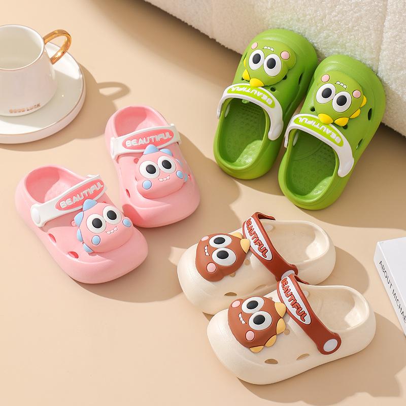 Fashion Girls Shoes Summer New Kids Cartoon Sandals Soft Soled Boys' Shoe Anti Slip Child Beach Shoes Simple Girl Slippers