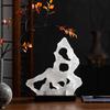 Resin Handicrafts Hollowed-out Irregular Rockery Frosted Chinese-style Retro Ornaments Decorative Figurines Home Decoration