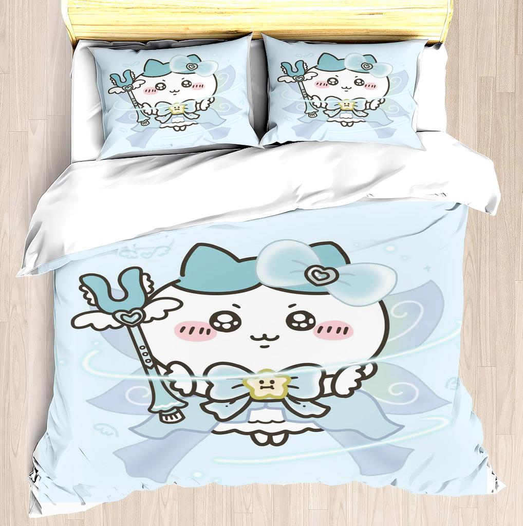 CHIIKAWA Sada povlaků na peřinu Miniso-Moderní potisk Domov Dětský pokoj Společná značka Periferie Matrace Lůžkoviny Sada 3 kusy