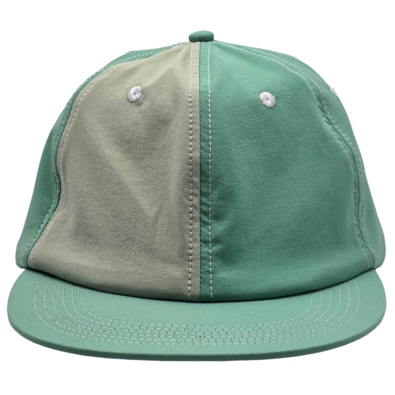 Factory Custom Quick Drying Unstructured Snapback Dad Cap Flat Brim 6 Panel Contrast Color Breathable Waterproof 100% Polyester