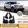 Car Mudflaps For Ford Explorer 2011- Fifth Generation Mud Flaps Splash Guards Mudguards Mud Flap Front Rear Fender Protector