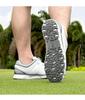PGM Men's Breathable Non-Slip Golf Sneakers with Knob Laces for Autumn