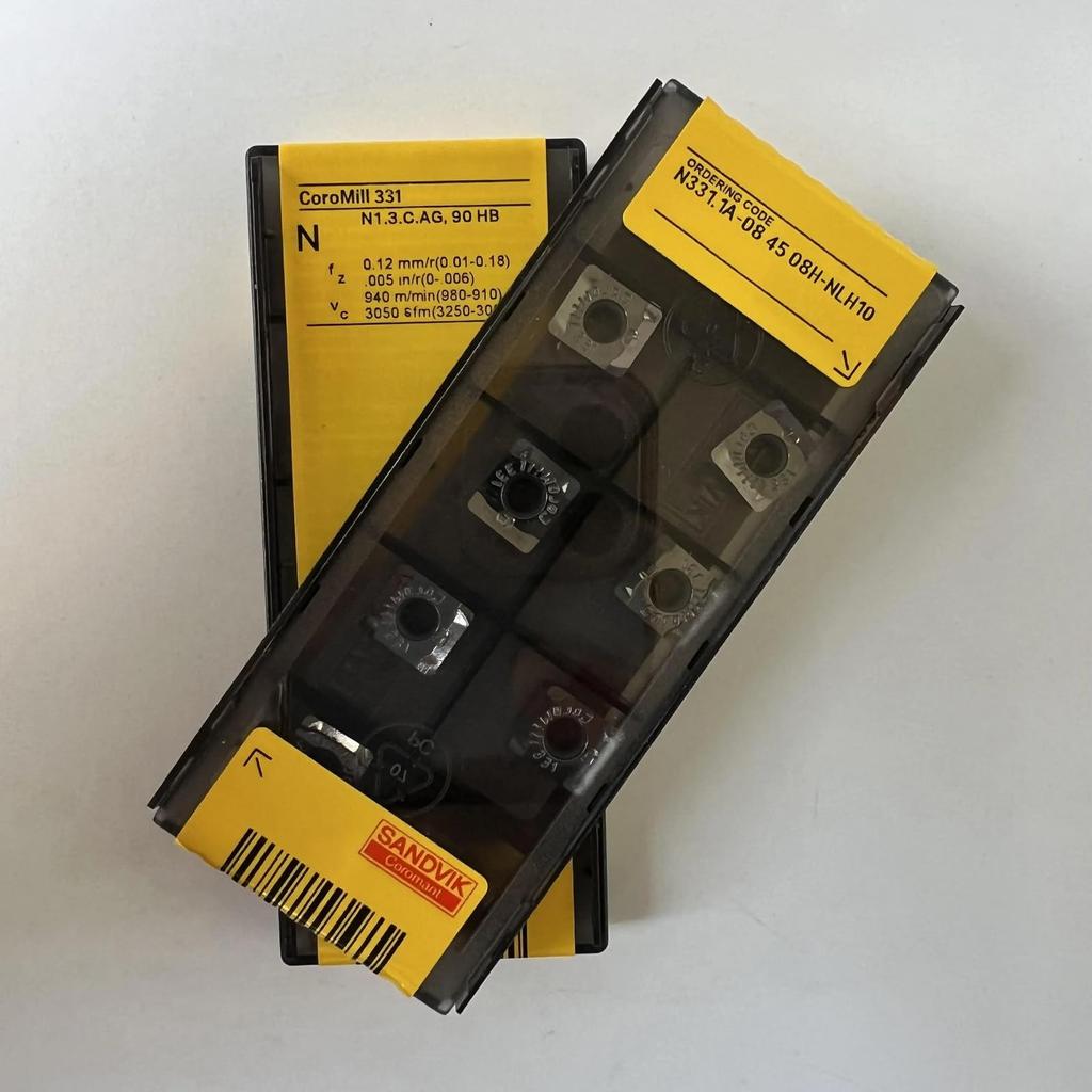 Original Sandvik / N331.1A-084508H-NLH10 / CNC lathe carbide blade 10 PCS