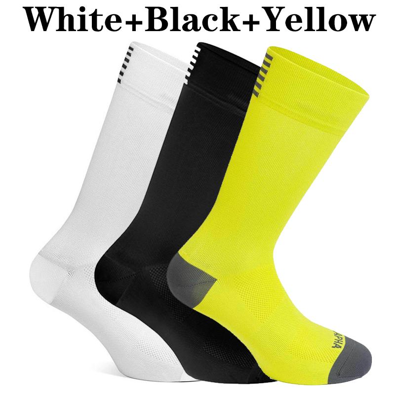 3 Pairs Men Cycling Socks Sports High Quality Breathable Road Bicycle Socks Men Women Outdoor Gym Running Racing Cycling Socks