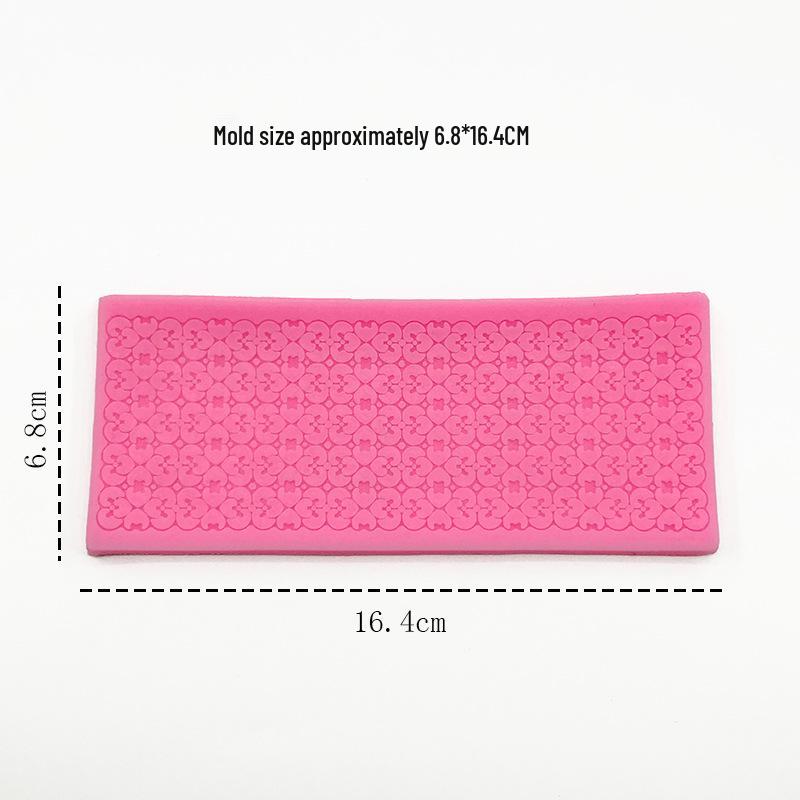 Vintage Pattern Fondant Silicone Mold Cake Border Decoration Set