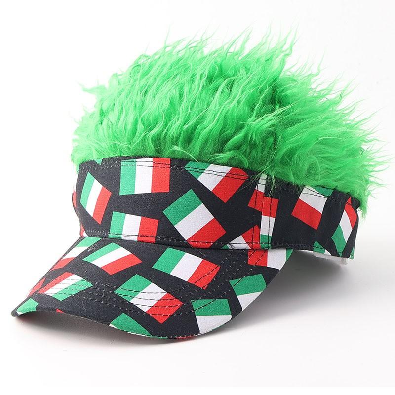 Flag Style Baseball Cap Fashion Star Maple Leaf Sun Hat Adjustable Breathable Streetwear