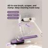2pcs Bathroom Crevice Cleaning Brush, No Dead Angle Floor Scrubber for Bathroom, Toilet, Floor, Sink, and Basin, Rotating Brush