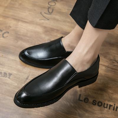 FashionMen's Shoes Leather Men Shoes Luxury Trendy 2024 Casual Slip On Formal Loafers Men Italian Black Male Driving Shoes Sneakers