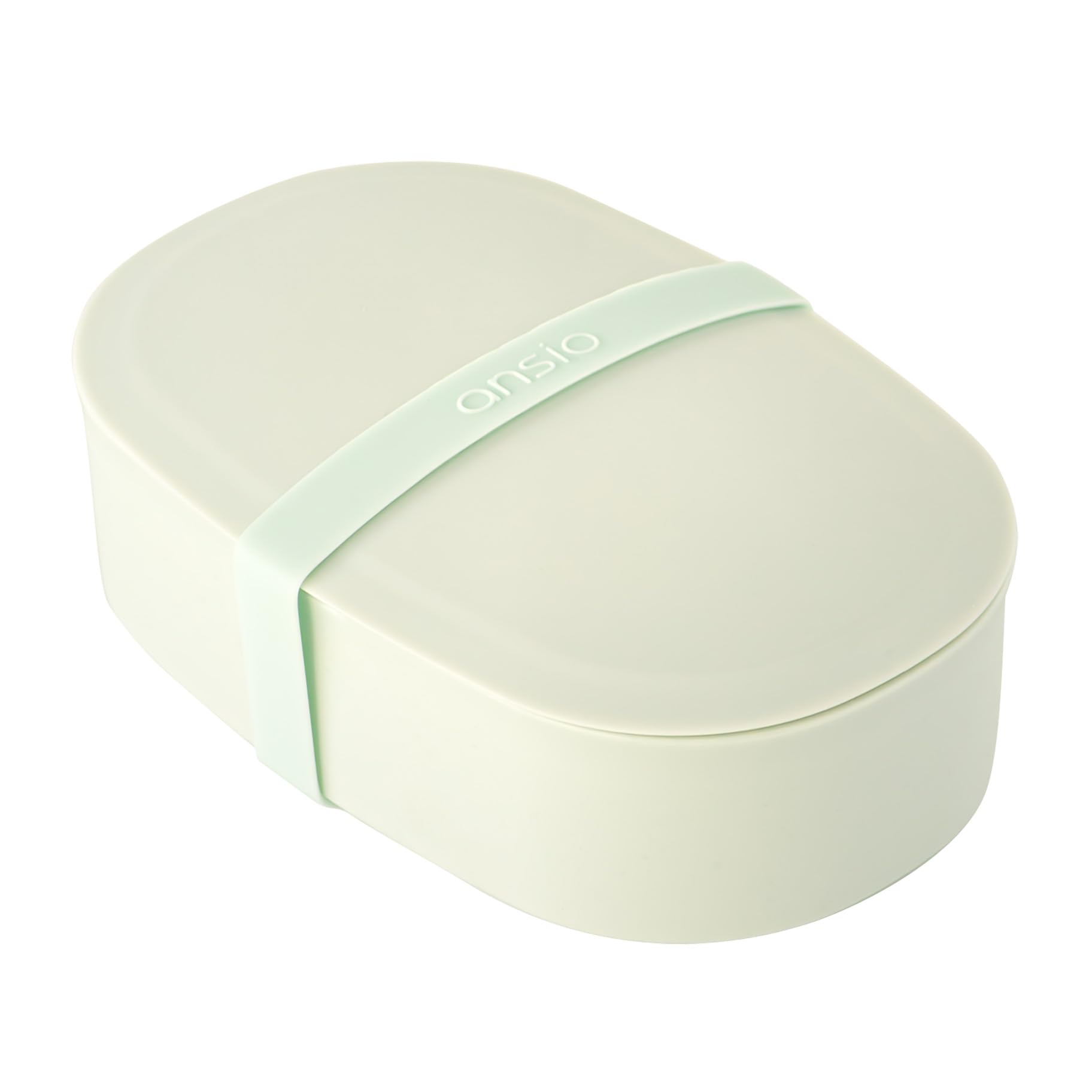 

ansio Soft Lunch Mint Easy to Dishwasher and Microwave Made in Box, 500ml, Blue, Clean, Safe, Japan, OVL-500