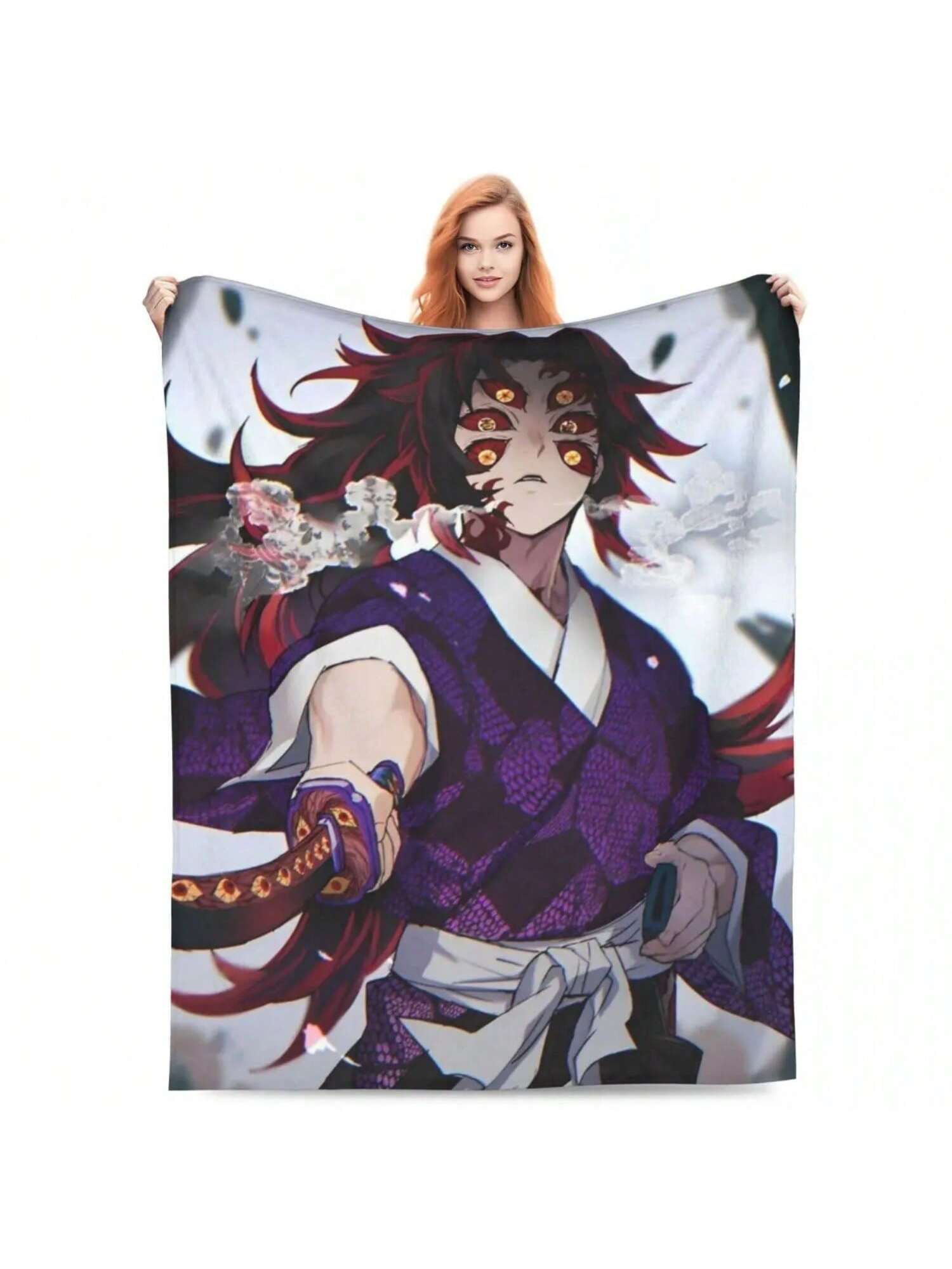 

Plush Blanket Anime Funny Throw Blankets For Sofa Bedding Lounge 150_125cm S 75X95CM сірий колір